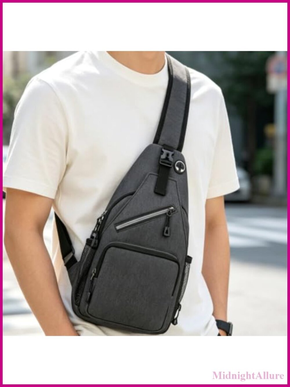 Oxford Sling Bag Mini Backpack Messenger Shoulder Bag